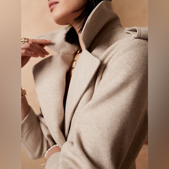 BR belted collar Jacket - Picture 2 of 6